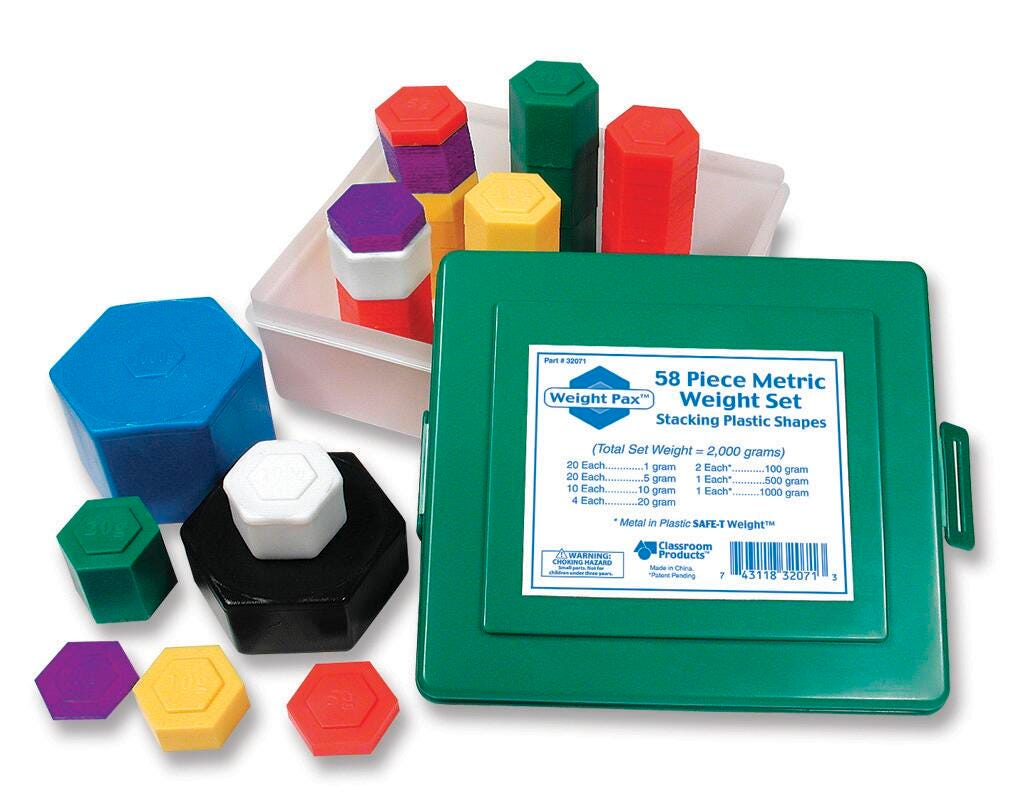 Learning Resources Metric Weight Set 1391751